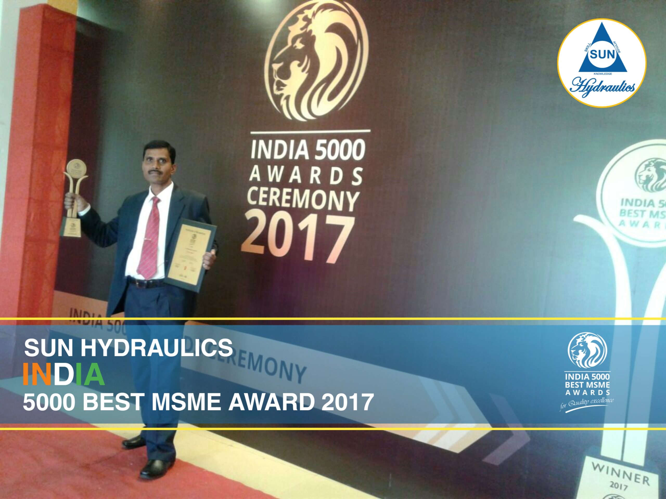 sun hydraulics best MSME 2017